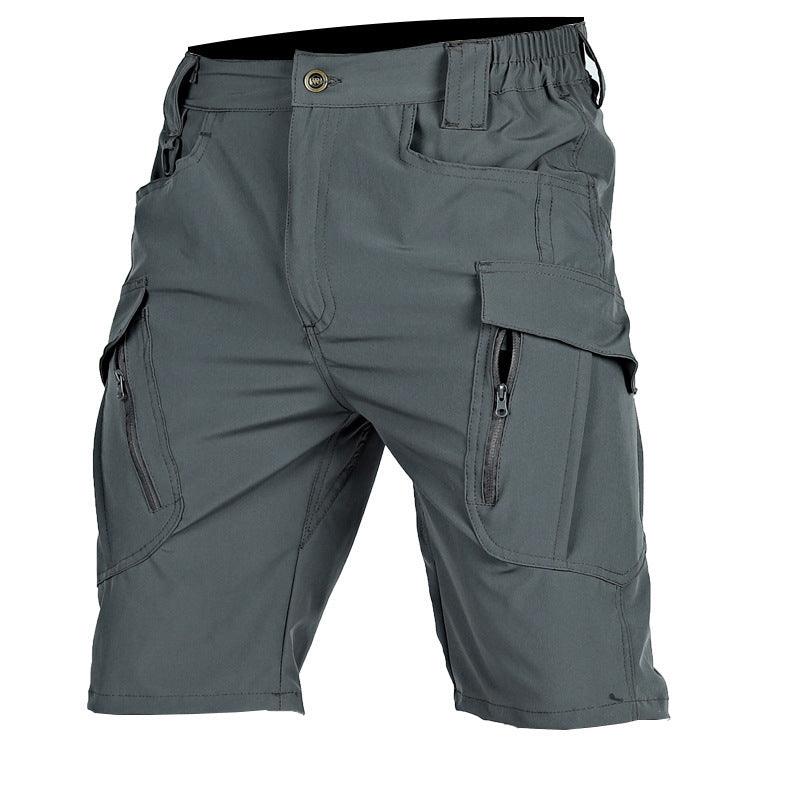 Men's Middle Pants Five-point Breathable Stretch Overalls IX9 Quick-drying Tactical Shorts - Hipster Collections