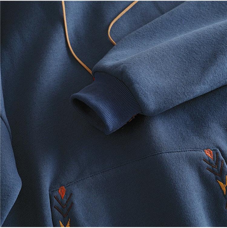 Hooded Korean Style Loose All-matching Top - Hipster Collections