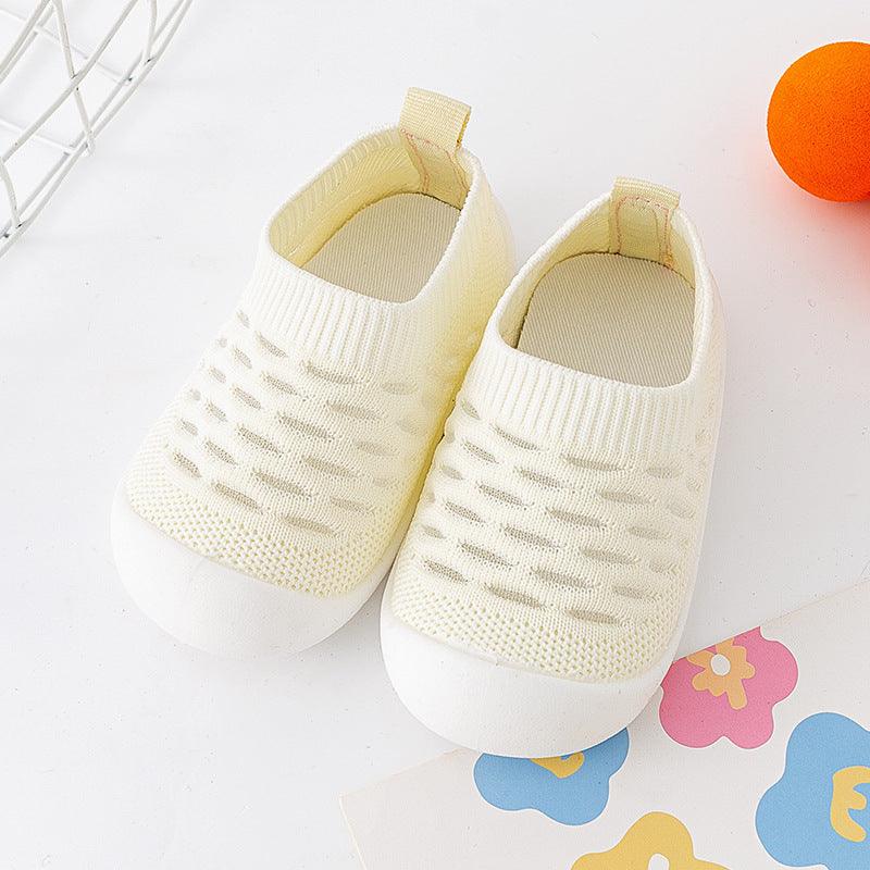 Baby Toddler Shoes Soft Sole Fly Knit Mesh Surface Breathable - Hipster Collections