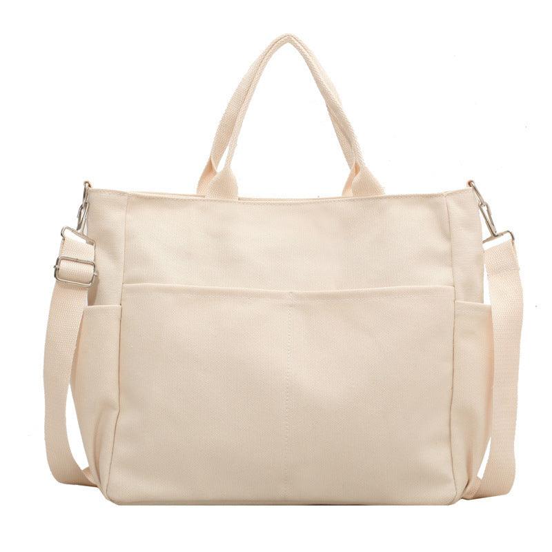Women's Autumn Capacity Retro Simple Canvas Bag - Hipster Collections
