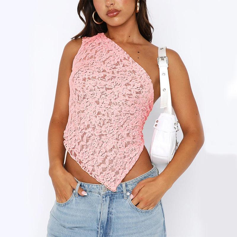 Ins Lace Backless Top - Hipster Collections