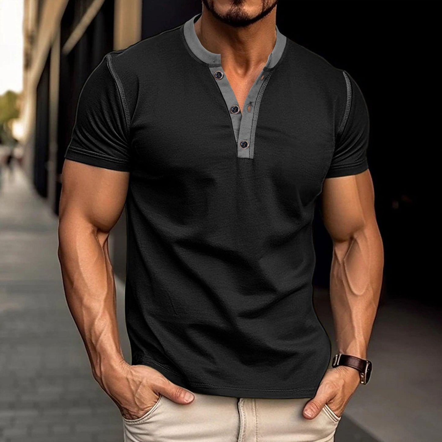 Short-Sleeved Polo T-Shirt - Hipster Collections