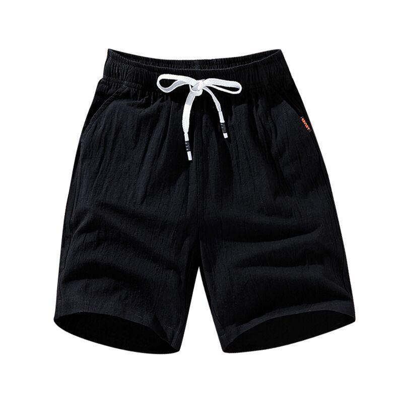 Leisure Loose Korean Cotton And Linen Shorts Men's Shorts - Hipster Collections
