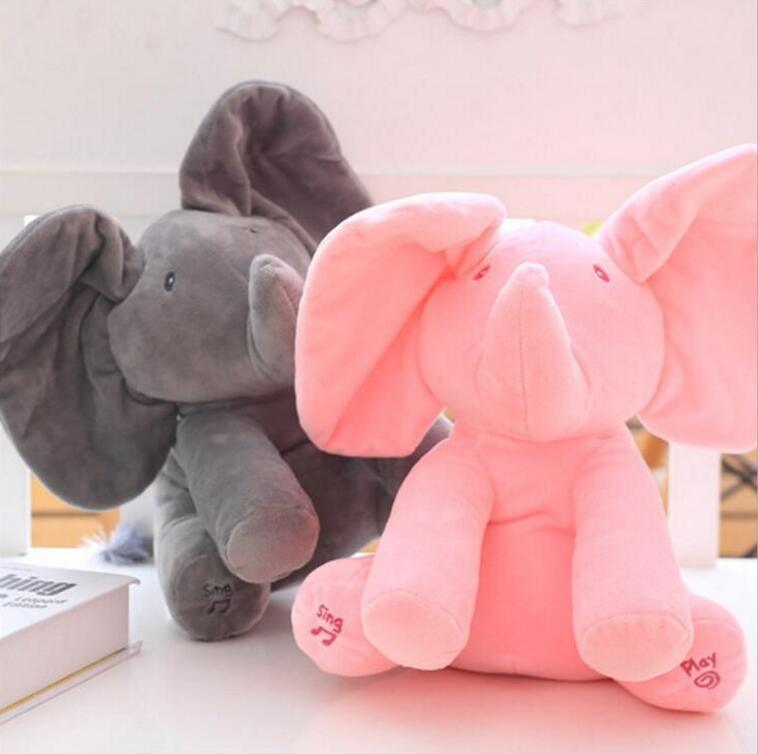 Peek-A-Boo Interactive Elephant Plush Toy - Hipster Collections