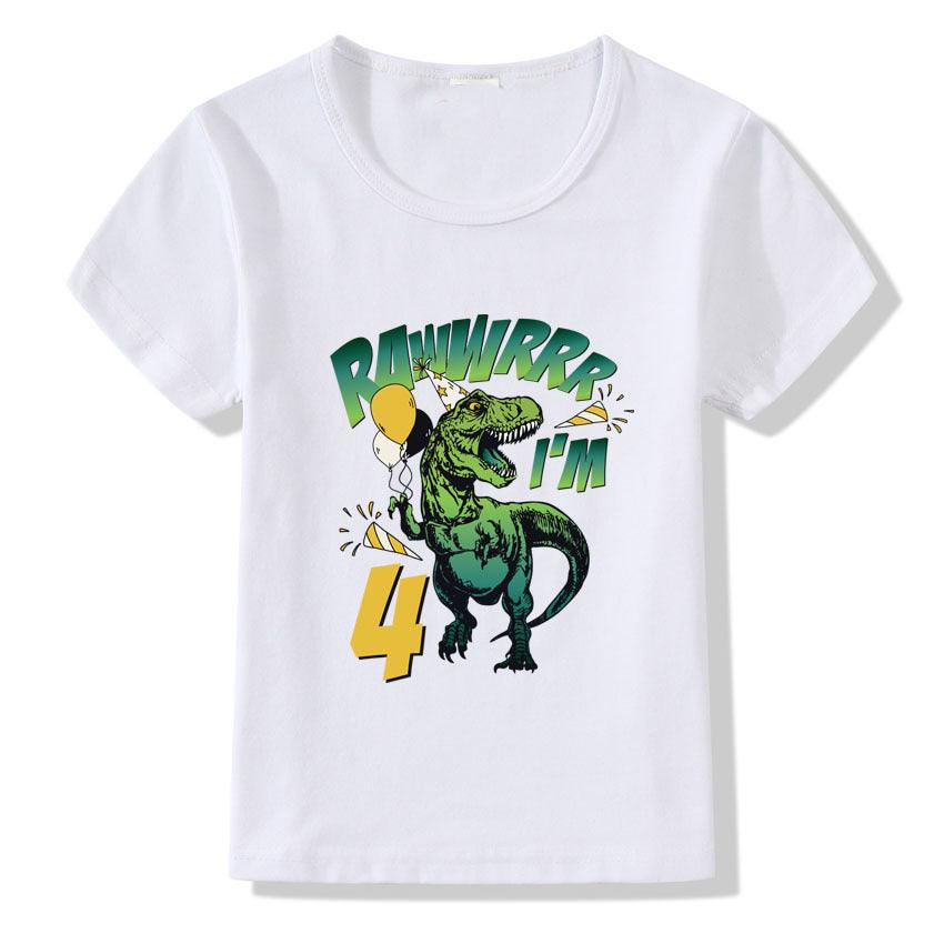 Children's T-shirt Numbers 1-9 Birthday T-shirt - Hipster Collections
