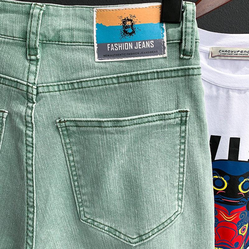 Ripped denim shorts - Hipster Collections
