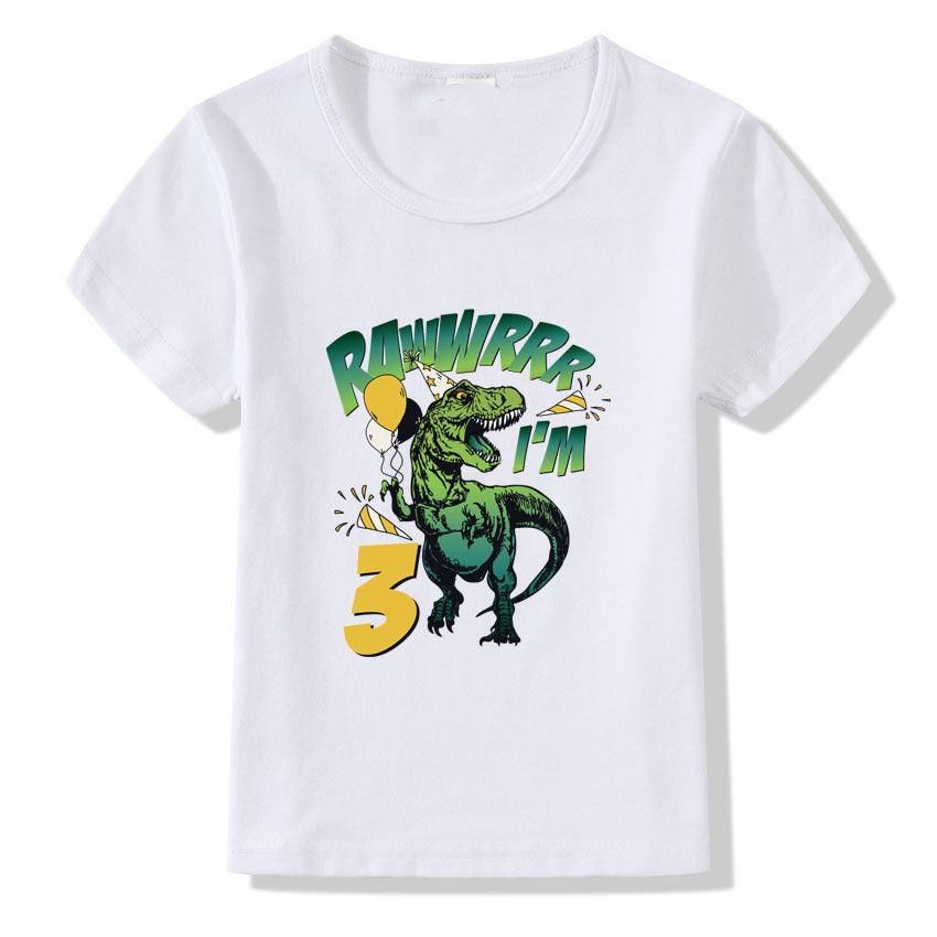 Children's T-shirt Numbers 1-9 Birthday T-shirt - Hipster Collections
