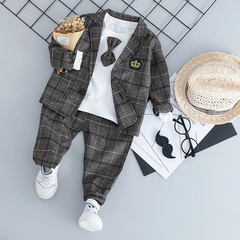 British small suit children's suit gentleman three-piece suit - Hipster Collections