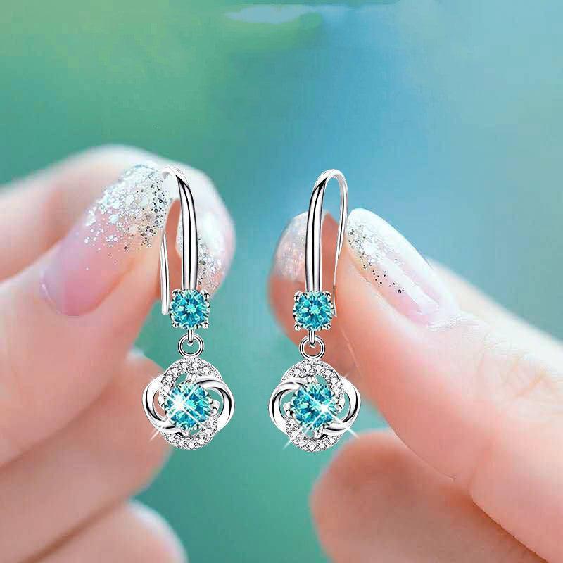 Stud Earrings Four-leaf Clover - Hipster Collections