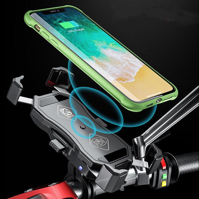 Motorcycle 15W Wireless Charging Mobile Phone Holder - Hipster Collections