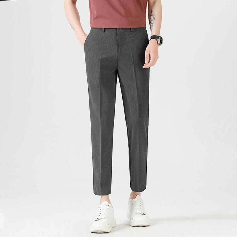 Light Luxury Men's Casual Small Trousers Stretch Pencil Pants Men's Trousers - Hipster Collections