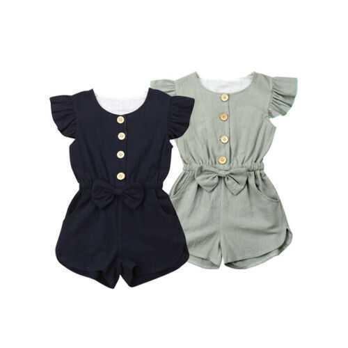 Toddler Girl Clothes Kids Baby Girls Summer Ruffles Sleeve - Hipster Collections