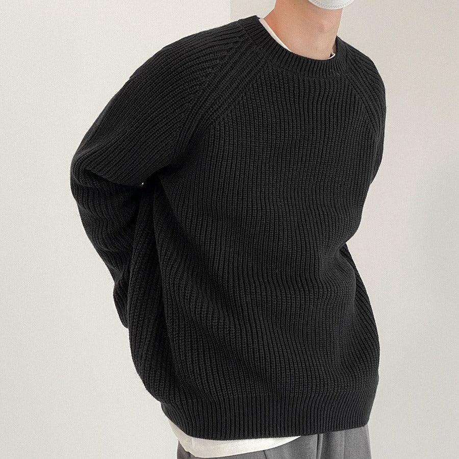 Sweater Men's Loose And Lazy Style All-matching Pullover Thickened Sweater - Hipster Collections