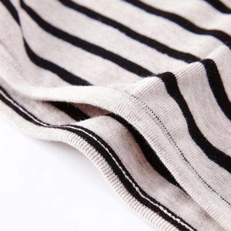 Fashion Striped Print Kids Baby Girls Clothes Cotton Long Sleeve T Shirts - Hipster Collections