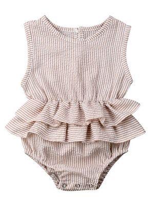Baby children's clothing striped sleeveless girl pettiskirt - Hipster Collections