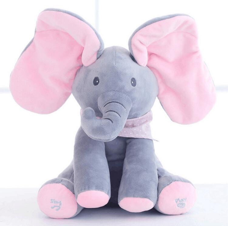 Peek-A-Boo Interactive Elephant Plush Toy - Hipster Collections