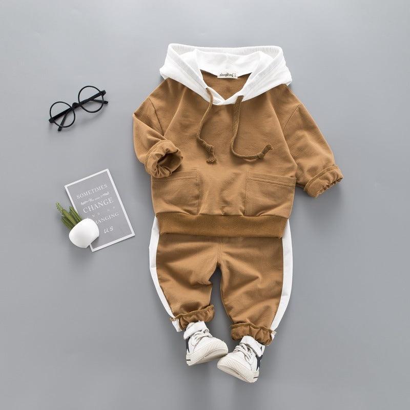 Western style 1 year old baby sweater two-piece - Hipster Collections