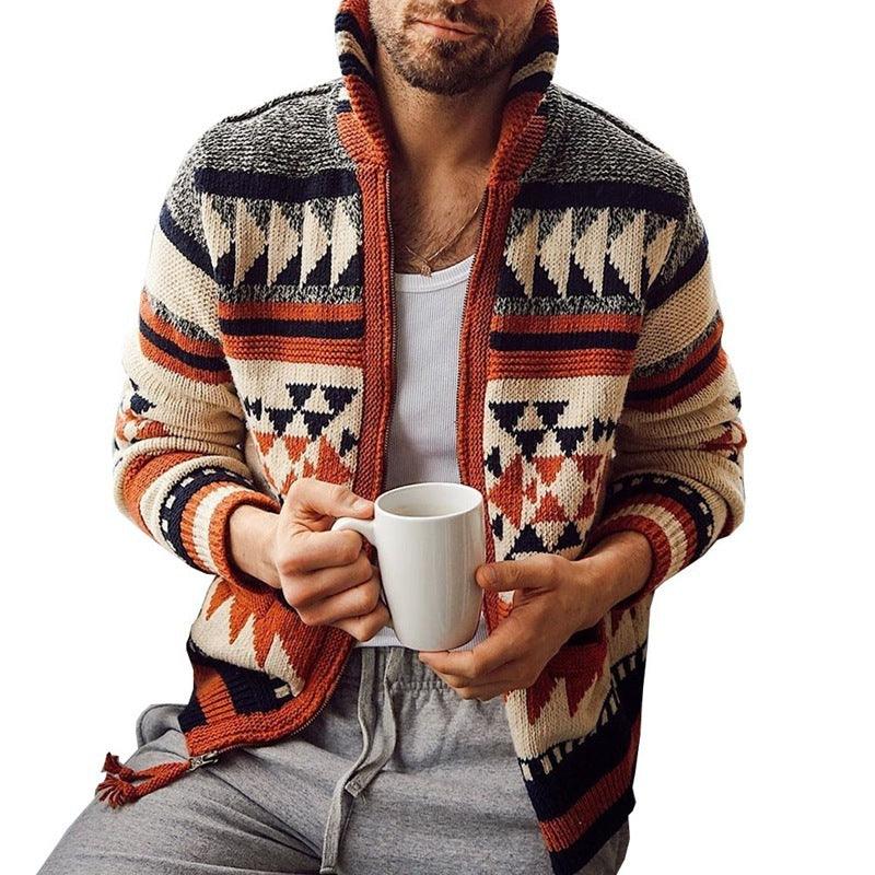 Men's Autumn And Winter Zippered Cardigan Jacket - Hipster Collections
