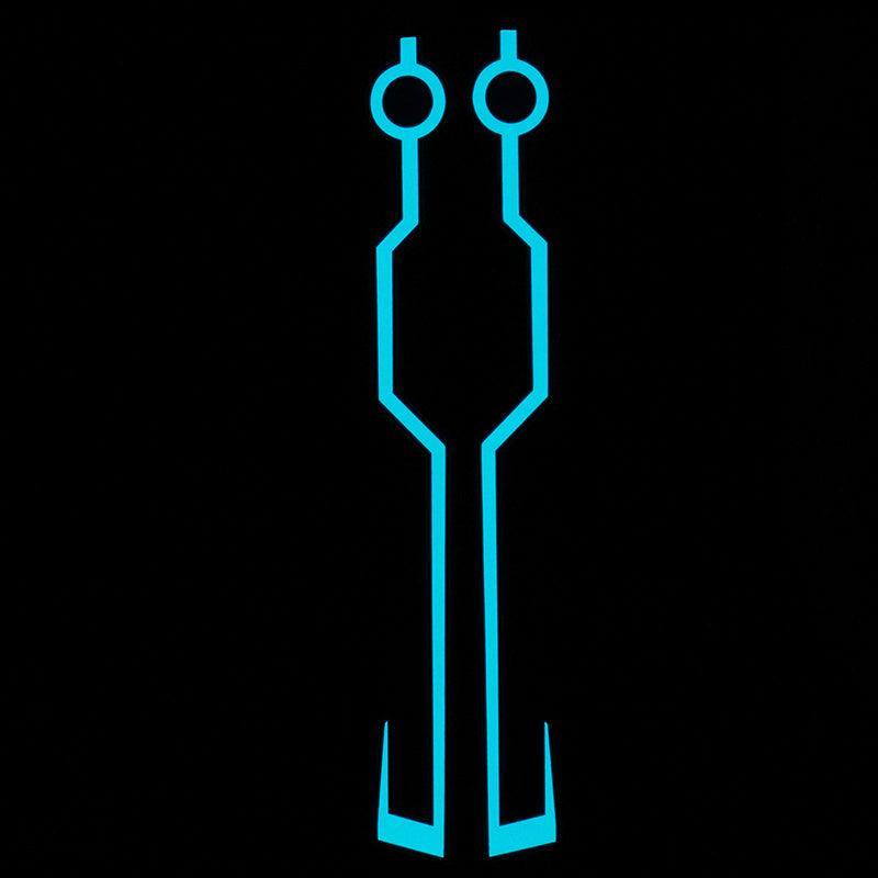 Motorcycle Helmet EL Cold Light Helmet Light Strip Night Signal Luminous Modified Strip Helmet Sticker - Hipster Collections