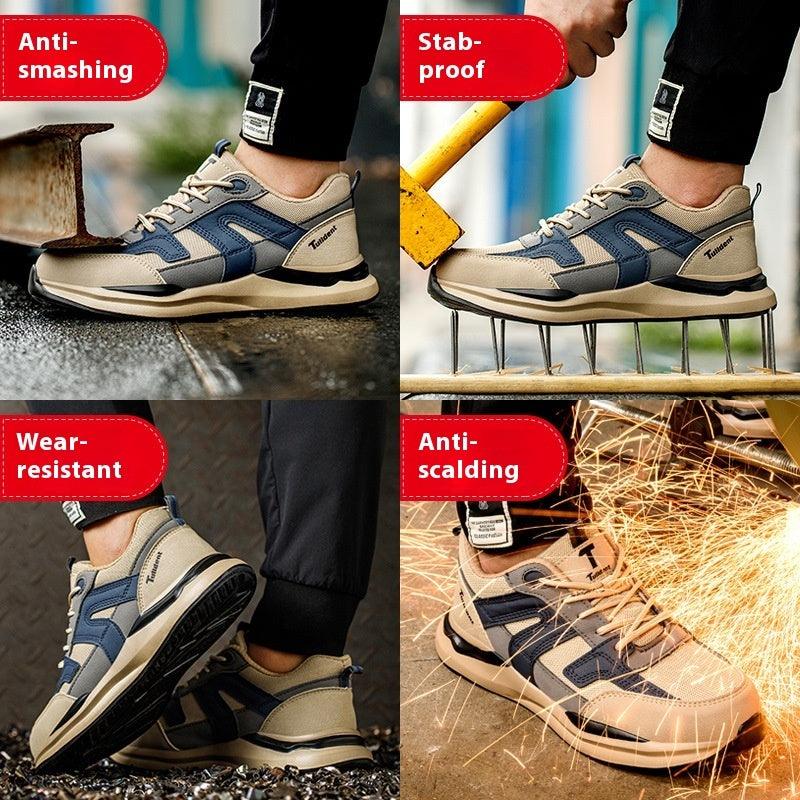 Summer Breathable Safety Shoes For Men - Hipster Collections