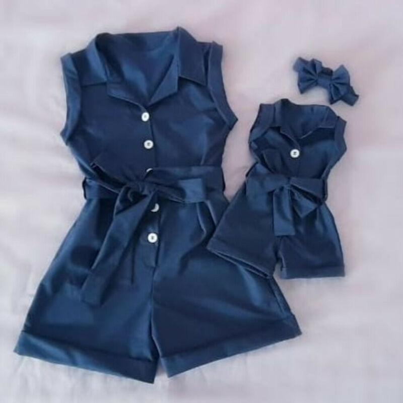 Pudcoco Kids Baby Girl Clothes Sleeveless Romper Denim - Hipster Collections