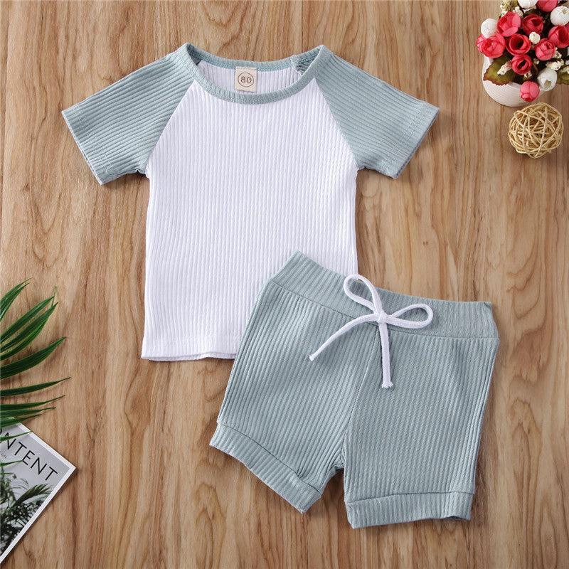 Shirt Shorts 2pcs For Baby Clothes Boy Kids Boys Clothing - Hipster Collections