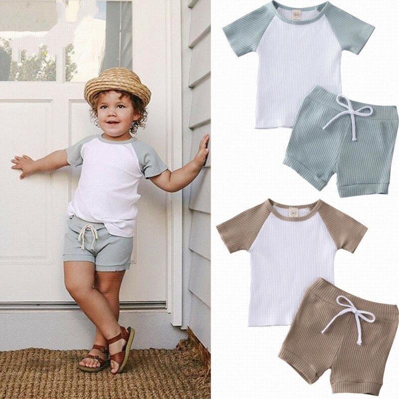 Shirt Shorts 2pcs For Baby Clothes Boy Kids Boys Clothing - Hipster Collections