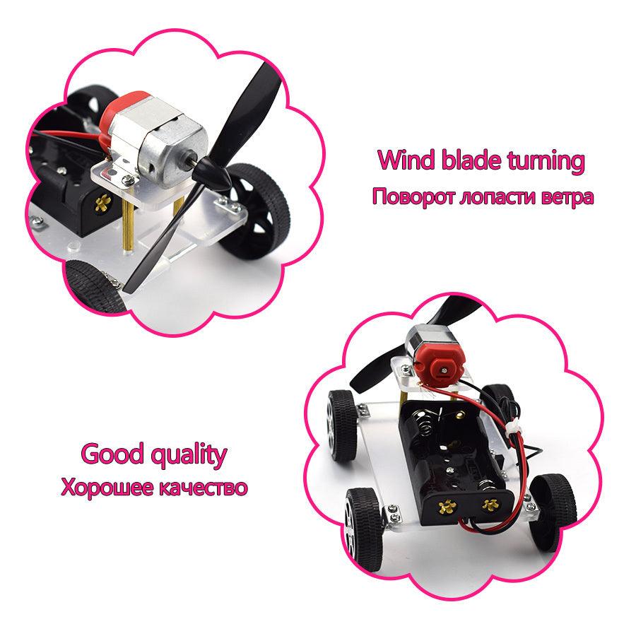 Wind Car Diy Electronic Kit Science Toys - Hipster Collections