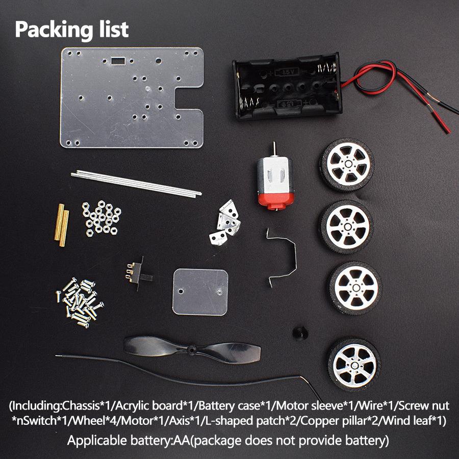 Wind Car Diy Electronic Kit Science Toys - Hipster Collections