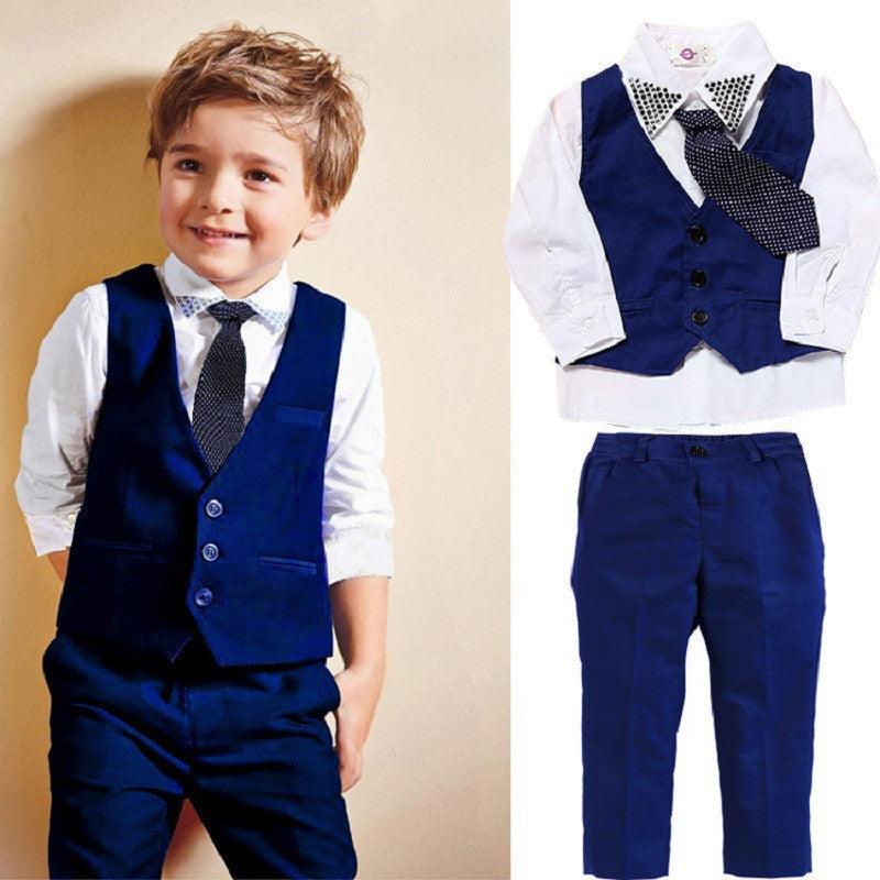 Casual Clothing Suits Boys' Clothes Vests Gentleman Suits - Hipster Collections