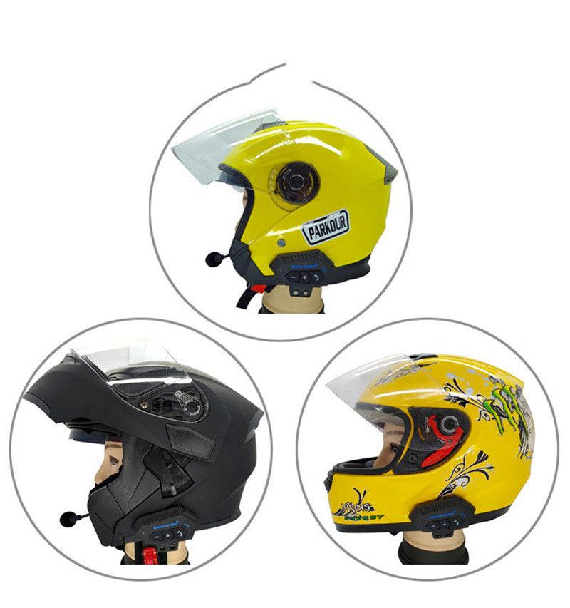 Motorcycle Helmet Bluetooth Headset Wireless Built-in All-in-one - Hipster Collections