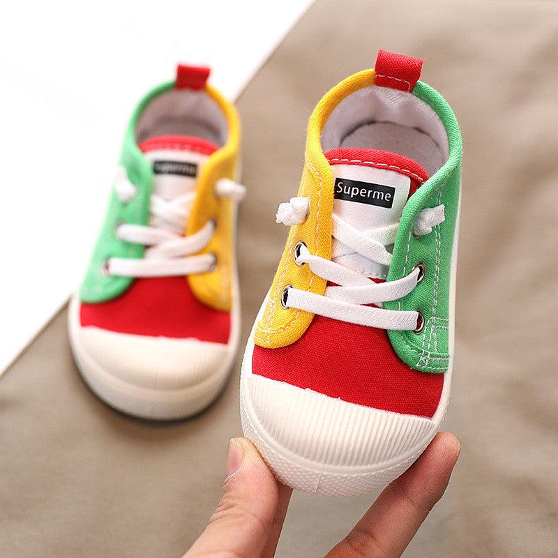 Kindergarten Indoor Shoes Baby Cloth Shoes Children Canvas Shoes - Hipster Collections