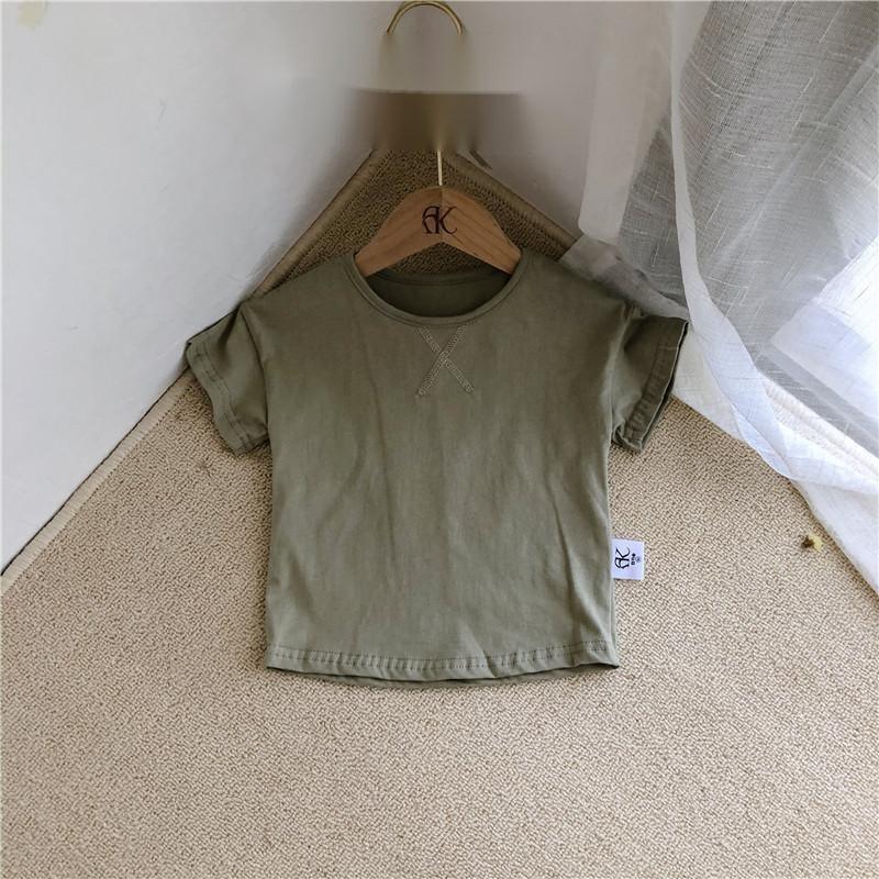 Summer Baby Children's Clothing Simple Short-sleeved T-shirt - Hipster Collections