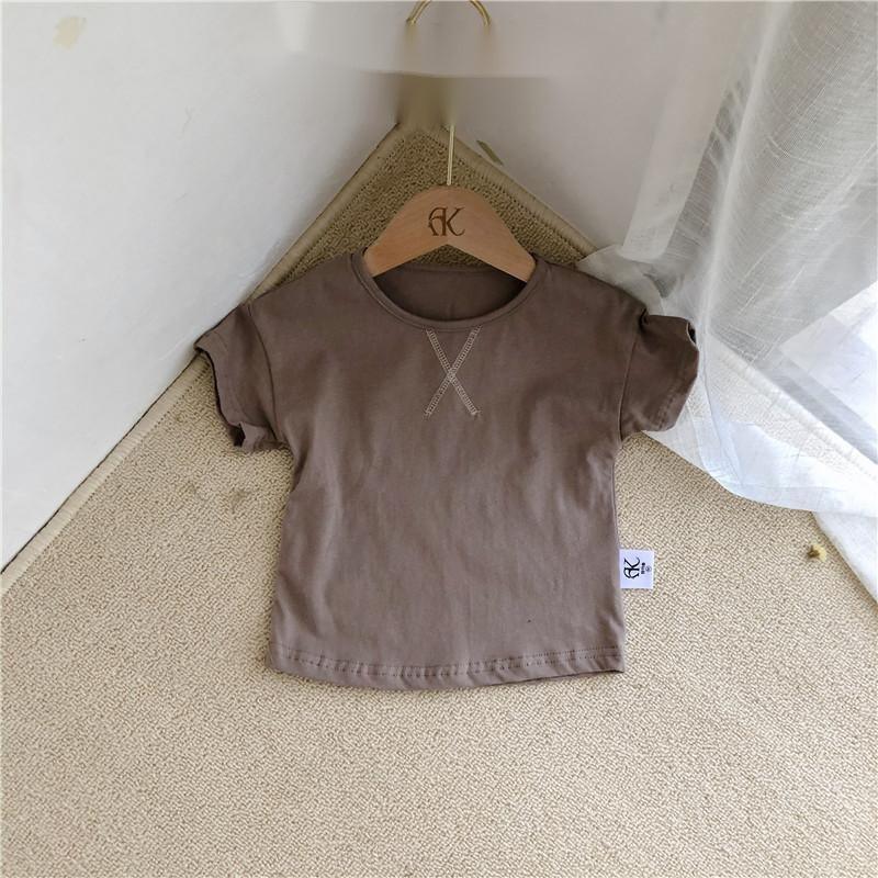 Summer Baby Children's Clothing Simple Short-sleeved T-shirt - Hipster Collections
