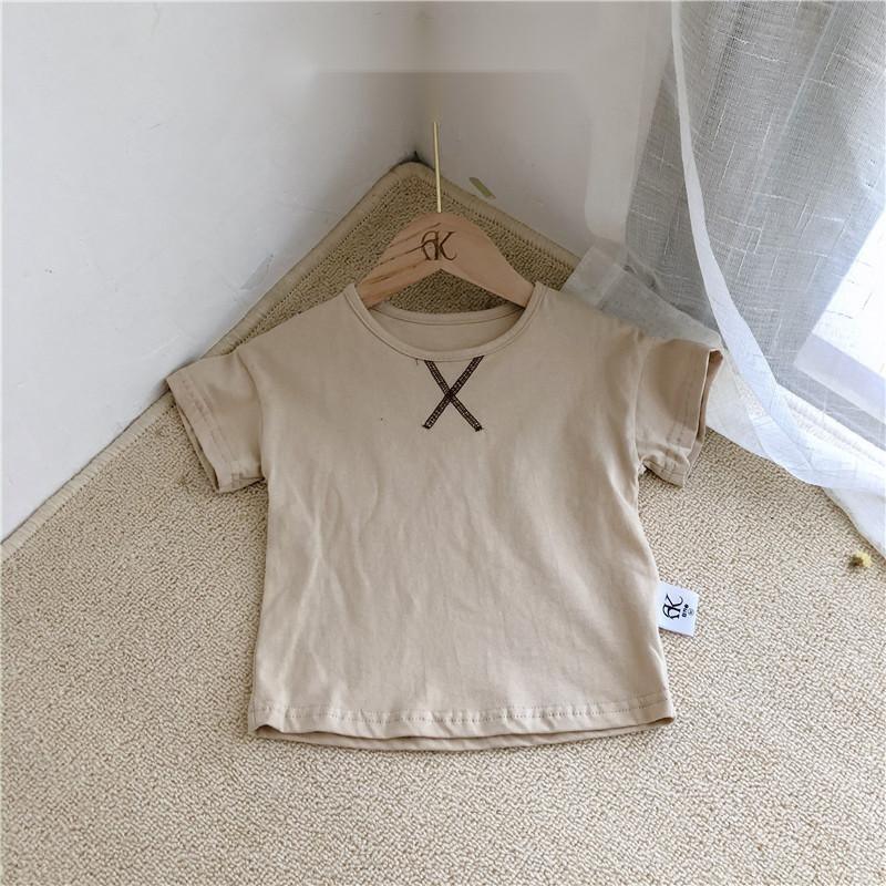Summer Baby Children's Clothing Simple Short-sleeved T-shirt - Hipster Collections