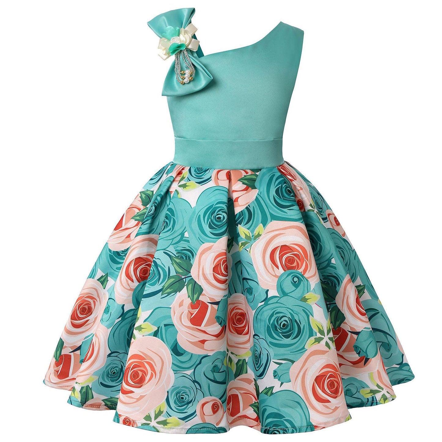 Girls' Dresses Girls' Princess Dresses Digital Print Children's Dresses - Hipster Collections