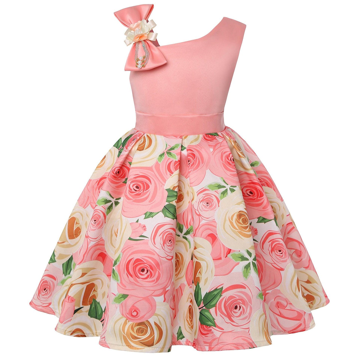 Girls' Dresses Girls' Princess Dresses Digital Print Children's Dresses - Hipster Collections