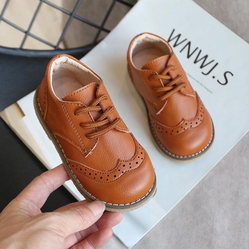 Boys Leather Shoes British Style Shoes - Hipster Collections
