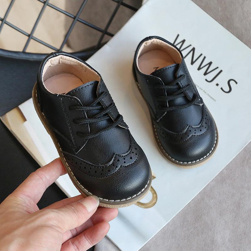Boys Leather Shoes British Style Shoes - Hipster Collections