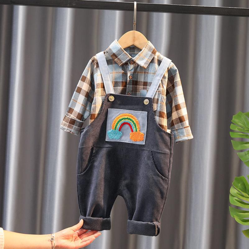 Boys Bib Two-piece Children's Clothing - Hipster Collections