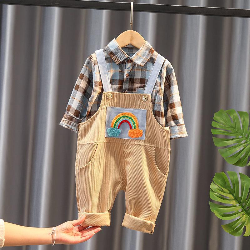Boys Bib Two-piece Children's Clothing - Hipster Collections