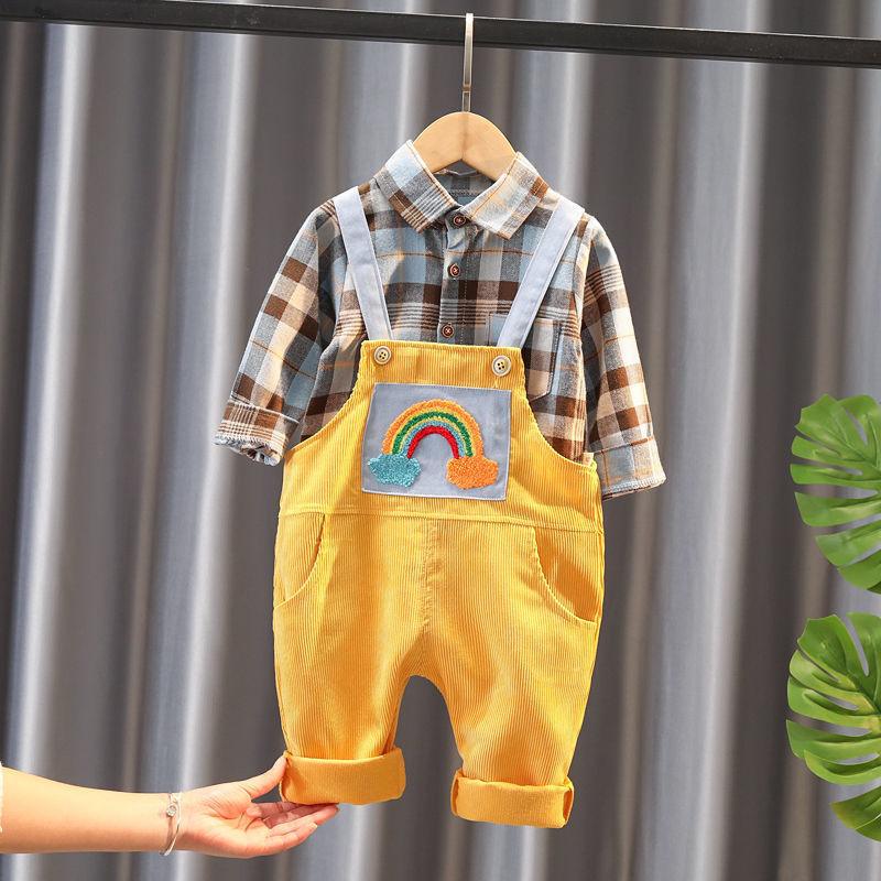 Boys Bib Two-piece Children's Clothing - Hipster Collections