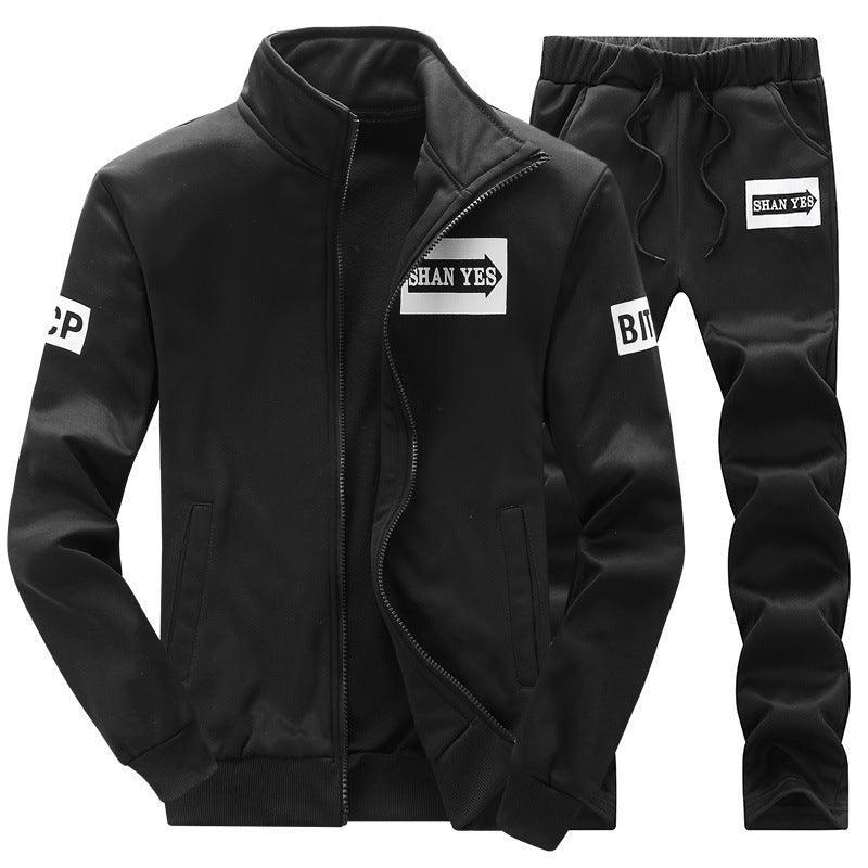 Men'S Jacket Casual Trousers Two-Piece - Hipster Collections