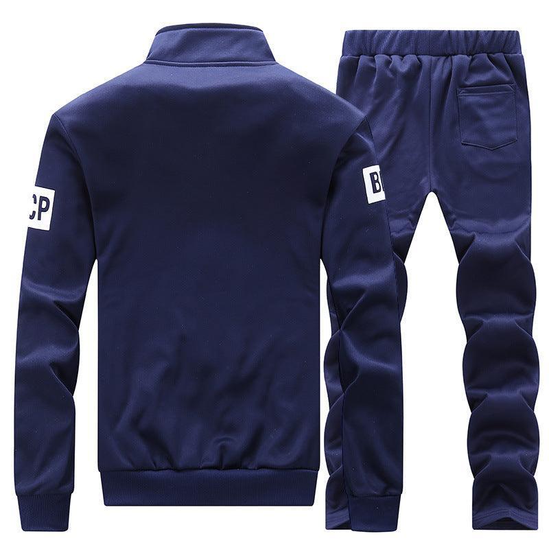 Men'S Jacket Casual Trousers Two-Piece - Hipster Collections