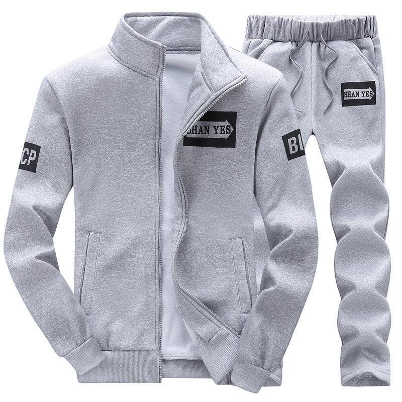 Men'S Jacket Casual Trousers Two-Piece - Hipster Collections