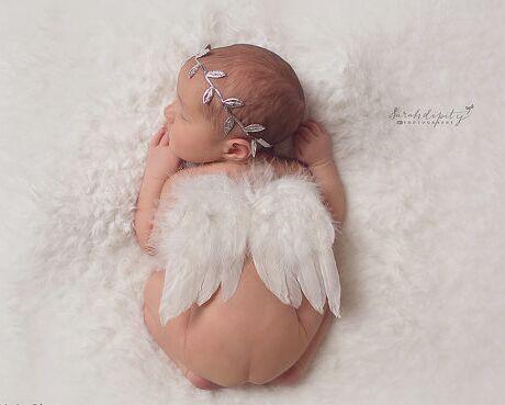 New Born Photography Props White Angel Wing Baby - Hipster Collections