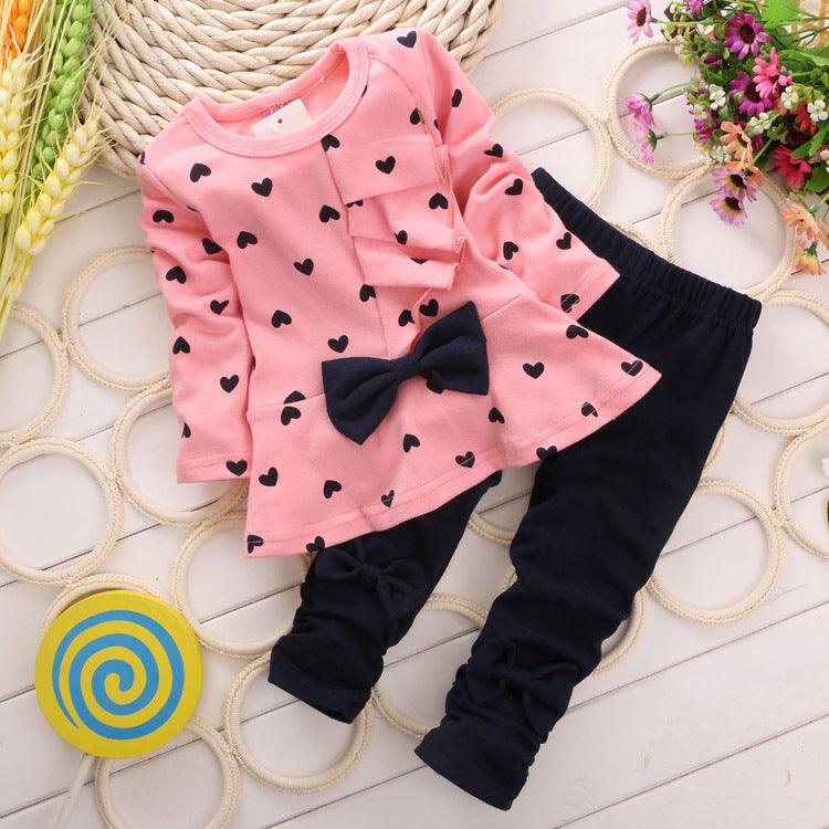 Love bow girl set - Hipster Collections