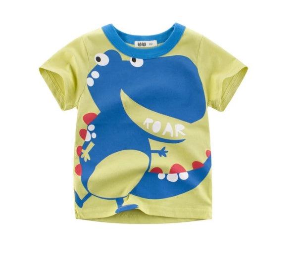Children's Wear Summer New Korean Children's Boys Cotton T-shirt Men's Treasure In Children's Short Sleeves - Hipster Collections