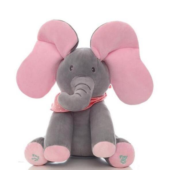 Peek-A-Boo Interactive Elephant Plush Toy - Hipster Collections