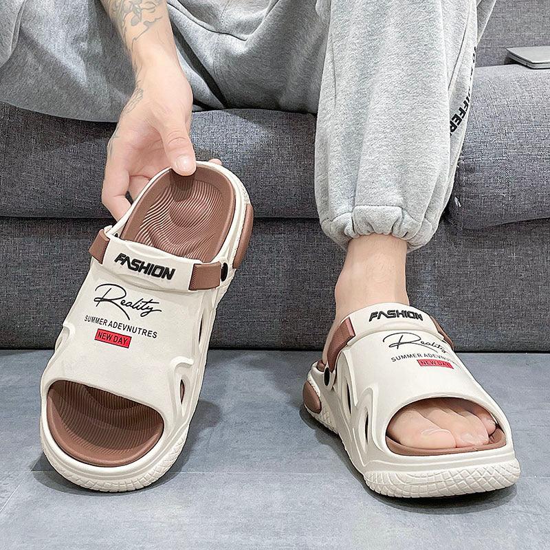 Slippers Men's Summer Outdoor Slip-on Sandals - Hipster Collections